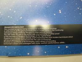 Peugeot Proxima konseptiauto -myyntiesite / promootioesite -brochure