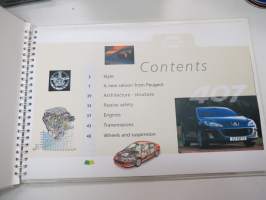 Peugeot 407 2004 promootiokirja / esittelykirja -promotional book