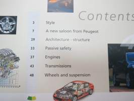 Peugeot 407 2004 promootiokirja / esittelykirja -promotional book