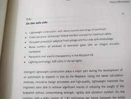 Maybach 57, 62 - The Automobiles - Paris Motor Show 2002 -esittely- / lanseerauskansio pressikuvineen ym. -press kit
