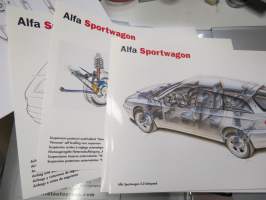 Alfa Rome Sportwagon 2000 -esittely- / lanseerauskansio pressikuvineen ym. -press kit