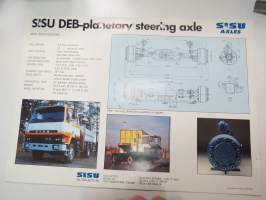 Sisu DEB-planetary steering axle -myyntiesite / brochure