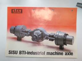 Sisu BTI-industrial machine axle -myyntiesite / brochure