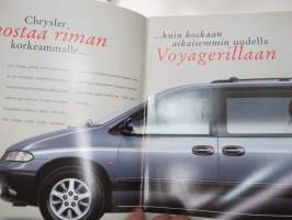 Chrysler Voyager 1996 -myyntiesite / brochure