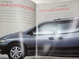 Chrysler Voyager 1996 -myyntiesite / brochure
