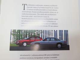 Chevrolet Corsica - Pontiac Grand Prix Family Sedans -myyntiesite / brochure