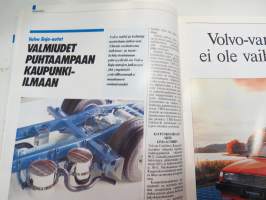 Volvo-Viesti 1990 nr 1 -asiakaslehti / customer magazine - Renault Uutiset samassa