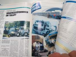 Volvo-Viesti 1990 nr 1 -asiakaslehti / customer magazine - Renault Uutiset samassa