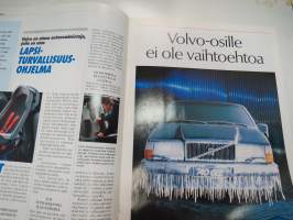 Volvo-Viesti 1990 nr 4 -asiakaslehti / customer magazine - Renault Uutiset samassa