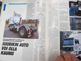 Volvo-Viesti 1990 nr 4 -asiakaslehti / customer magazine - Renault Uutiset samassa