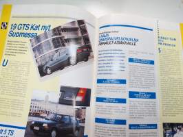 Volvo-Viesti 1990 nr 4 -asiakaslehti / customer magazine - Renault Uutiset samassa