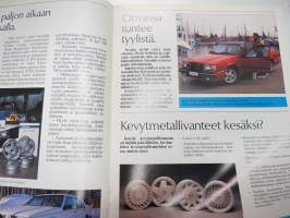 Volvo-Viesti 1991 nr 1 -asiakaslehti / customer magazine - Renault Uutiset samassa