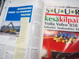 Volvo-Viesti 1992 nr 2 -asiakaslehti / customer magazine - Renault Uutiset samassa