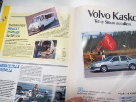Volvo-Viesti 1992 nr 2 -asiakaslehti / customer magazine - Renault Uutiset samassa