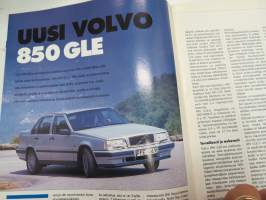 Volvo-Viesti 1992 nr 3 -asiakaslehti / customer magazine - Renault Uutiset samassa