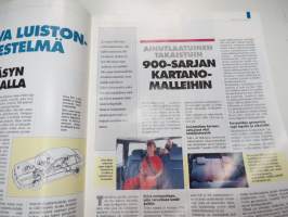 Volvo-Viesti 1992 nr 3 -asiakaslehti / customer magazine - Renault Uutiset samassa