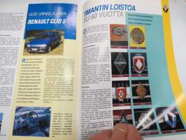 Volvo-Viesti 1992 nr 3 -asiakaslehti / customer magazine - Renault Uutiset samassa