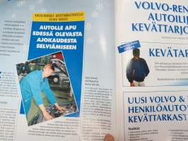 Volvo-Viesti 1994 nr 1 -asiakaslehti / customer magazine - Renault Uutiset samassa