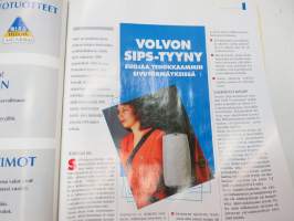 Volvo-Viesti 1994 nr 1 -asiakaslehti / customer magazine - Renault Uutiset samassa