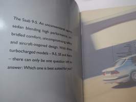 Saab 95 Sedan 2001 -myyntiesite / brochure