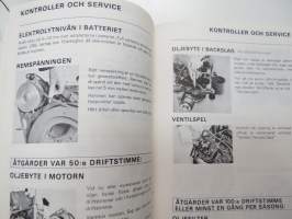 Volvo Penta MD 5 A, MD 5 A / 110 S  instruktionsbok -ruotsinkielinen käyttöohjekirja