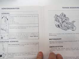 Volvo Penta MD 5 A, MD 5 A / 110 S  instruktionsbok -ruotsinkielinen käyttöohjekirja