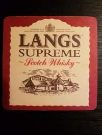 Langs superme - Scotch Whisky - lasin alunen.