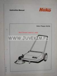 Hako-Flipper (6270) Instruction manual -käyttöohje