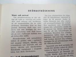 Westeråsmaskiner 5-fots skördetröska Typ M Instruktionsbok -käyttöohjekirja ruotsiksi