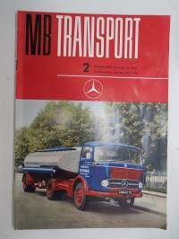 MB Transport nr 2 - Mercedes-Benz asiakaslehti kuorma- ja linja-autoliikenteen piirissä toimiville, runsas kuvitus -MB trucks, customer magazine