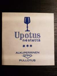 Upotus nestettä *** alkuperäinen UPO pullotus - etiketti