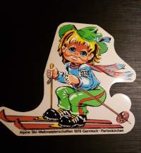 Ski WM Garmisch Partengirchen mascot Billy 1978 - tarra