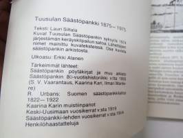 Kuvia ja kuvauksia Tuusulan perhealbumista vuosisadan varrelta - Tuusulan Säästöpankki 1875-1975 -bank´s history