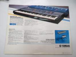Yamaha Electronic Keyboard Portatone PSR-70 -myyntiesite / brochure