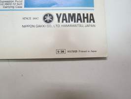 Yamaha Electronic Keyboard Portatone PSR-70 -myyntiesite / brochure