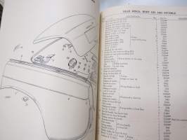 Rover 3-litre 1959 Parts Catalogue -varaosaluettelo