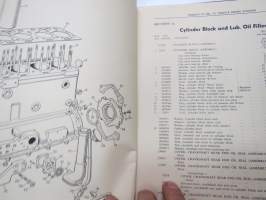 Perkins Diesel Engines Spare Parts List P4 Mk. 3N Vehicle Engines, commencing engine number 34407 Parts Catalogue -varaosaluettelo