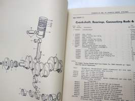 Perkins Diesel Engines Spare Parts List P4 Mk. 3N Vehicle Engines, commencing engine number 34407 Parts Catalogue -varaosaluettelo