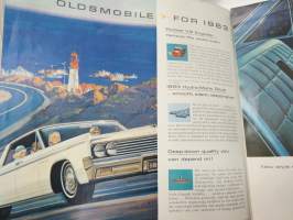 Oldsmobile 1963 brochure / myyntiesite englanniksi
