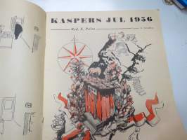 Kaspers Jul 1956 -ruotsalainen pilapiirros- ja huumorilehti