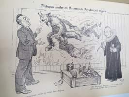 Humoristen 1951 nr 1-2 -ruotsalainen ajanviete-, pilapiirros- ja huumorilehti