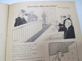 Humoristen 1951 nr 1-2 -ruotsalainen ajanviete-, pilapiirros- ja huumorilehti