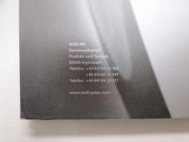 Audi RS 6 Presseinfo -kansio, sisältää mm. noin 25 kpl pressivalokuvia