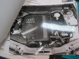 Audi RS 6 Presse Information, -kansio, sisältää mm. 18 kpl pressivalokuvia