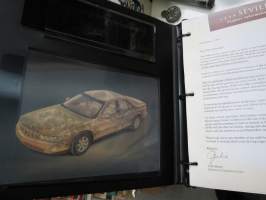 Cadillac Seville 1998 Product / Media Information -kansio, sisältää mm. noin 20 pressikuvaa