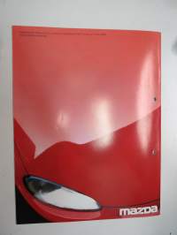 Mazda MX-3 1992 -myyntiesite / brochure