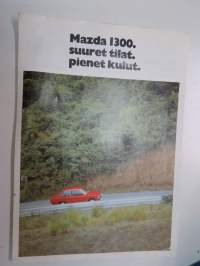 Mazda 1300 -myyntiesite / brochure