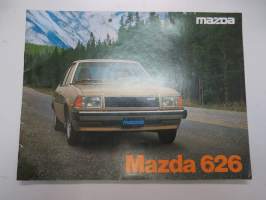 Mazda 626 1979 -myyntiesite / brochure