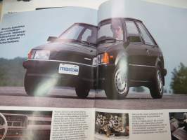 Mazda 323 1982 -myyntiesite / brochure