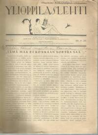 Ylioppilaslehti 1926 nr 17 / Ylioppilaiden Raittiusyhdistyksen erikpisnumero